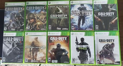 Call Of Duty Games Microsoft Xbox 360 Tested Ebay