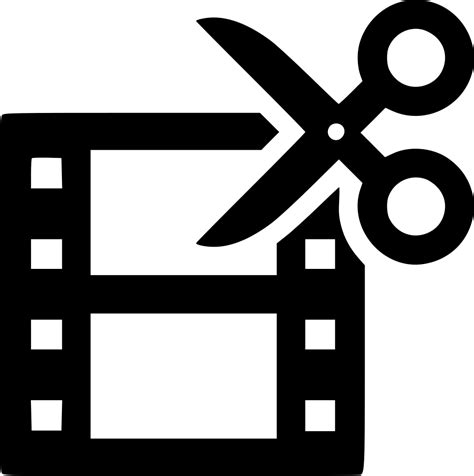 Film Edit Icon Clipart Video Film Editing Symbol Film And Video