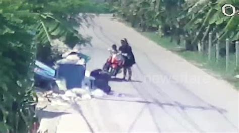 Shocking Moment Thai Mother Dumps Newborn Baby In Dustbin Then Rides Away On Moped Buy Sell