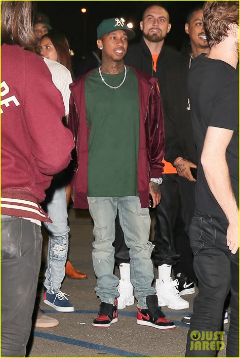 Tyga And Travis Scott Check Out Kanye Wests La Concert Photo 3795993