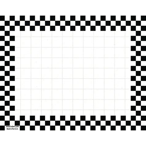Printable Black And White Mini Checkered Page Border
