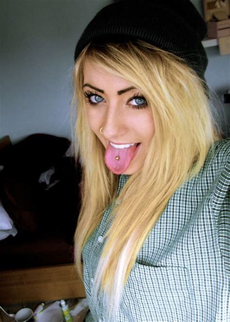 Tongue Piercing Cute Piercings Piercing