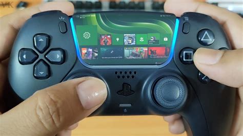 Xbox Remote Play On Ps5 Dualsense Controller Touch Pad Screen Concept
