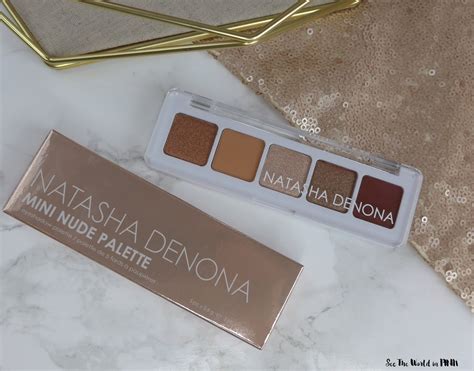 Natasha Denona Mini Nude Eyeshadow Palette Swatches Review And Look