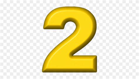 Number 2 Color Yellow Free Transparent Png Clipart Images Download