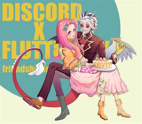 Fluttershy X Discord By Sadistjolt On Deviantart