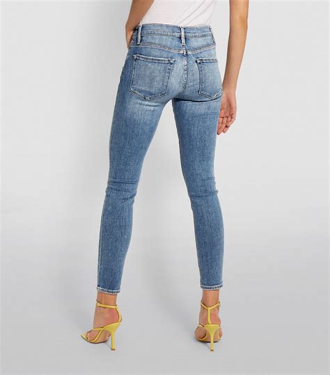 Frame Le Skinny De Jeanne Cropped Jeans Harrods Us