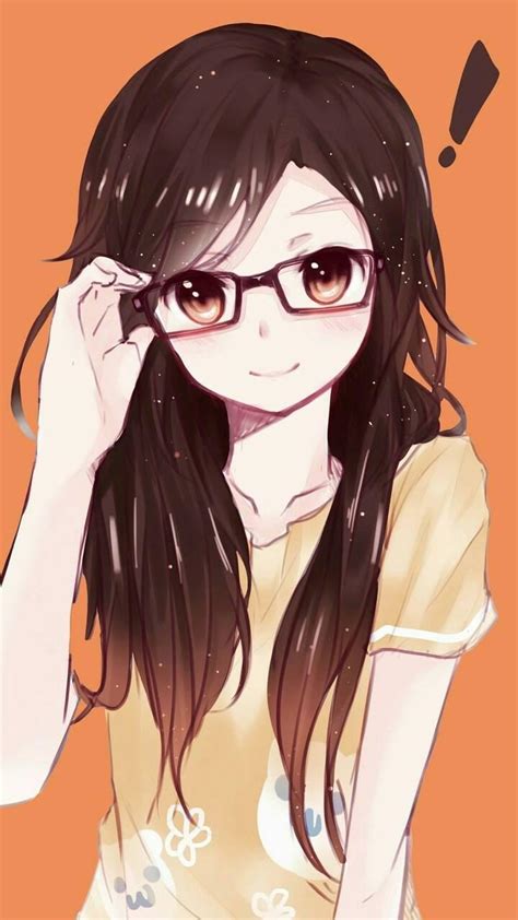Cute Anime Girls Glasses Wallpapers Wallpaper Cave