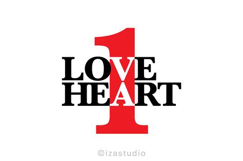 One Love One Heart Graphic By Izacuite · Creative Fabrica
