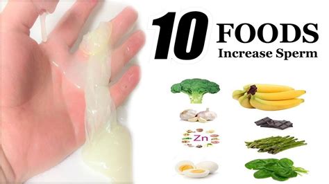 10 foods that increase your sperm count and fertility improve semen volume youtube