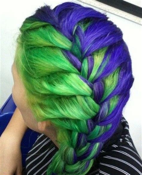 Más De 25 Ideas Increíbles Sobre Purple And Green Hair En Pinterest