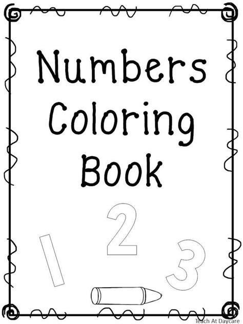 21 Printable Number Coloring Book Worksheets Numbers 1 20 Etsy