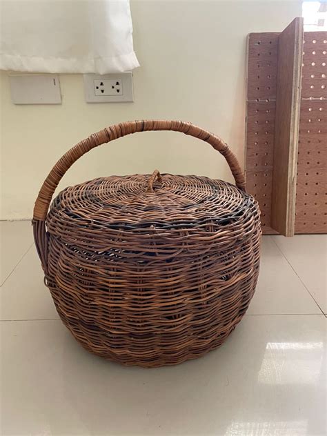 Rattan Woven Basket Furniture And Home Living Home Improvement