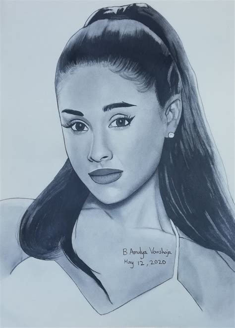 Ariana Grande Drawing Skill