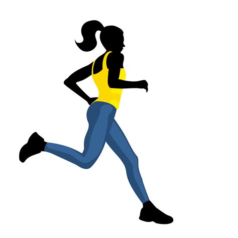 Woman Running Clip Art Free Stock Photo Public Domain Pictures