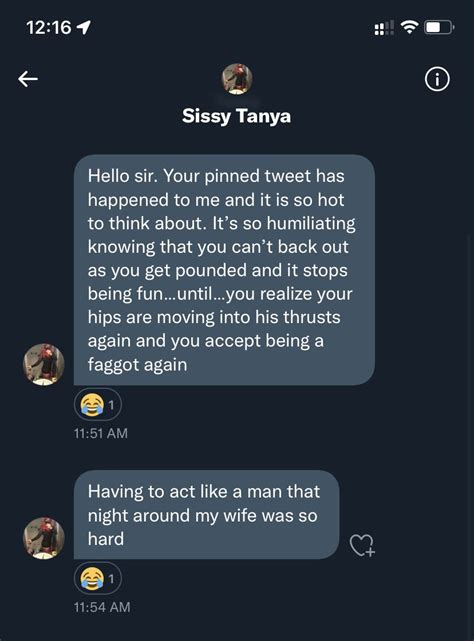 sissytrainerxoxo 💖 on twitter the dm s just keep rolling in isn t this bitch pathetic be
