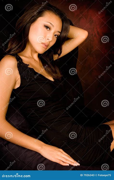 Asian Brunette Stock Image Image Of Cute Attractive 7926343