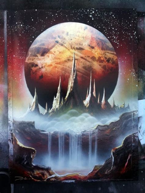 W Space Painting Galaxy Painting Space Art Canvas Painting Fantasy