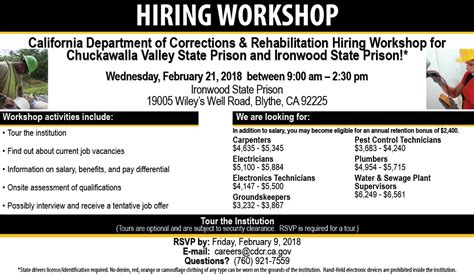 Ca Corrections On Twitter The Cdcr Office Of Workforce Planning Will