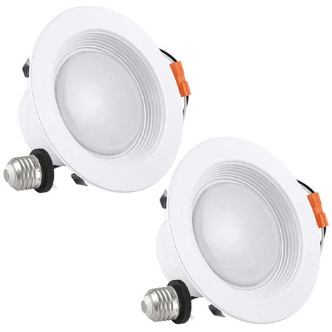 Luxrite 4 Inch Led Recessed Light 60w Equivalent 3000k 700lm Dimmable