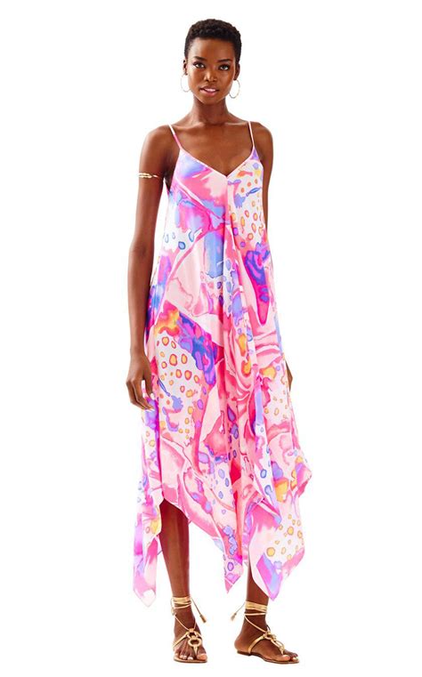 Lilly Pulitzer Rylan Silk Maxi Dress In Pink Lyst