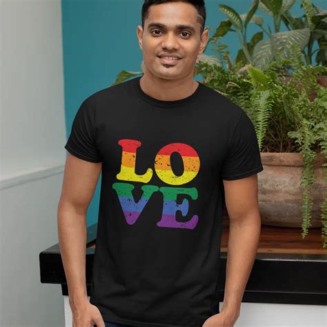 Ecualizador Camiseta Amor Arco Iris Bandera Lgbt Orgullo Gay Camiseta Casual Impresionante