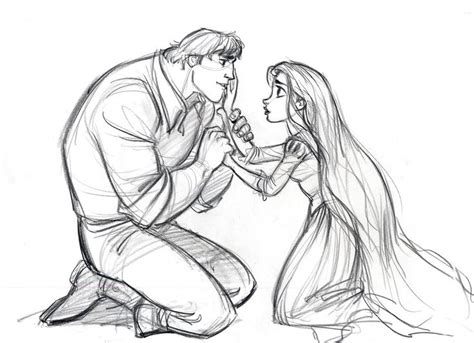 living lines library tangled 2010 characters rapunzel and flynn tangled concept art