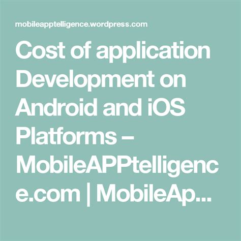 The last time i developed ios/safari software was five years ago when swift and swiftui were not yet available. Cost of application Development on Android and iOS ...