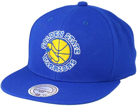 Golden State Warriors Wool Solid Royal Snapback Mitchell And Ness Caps