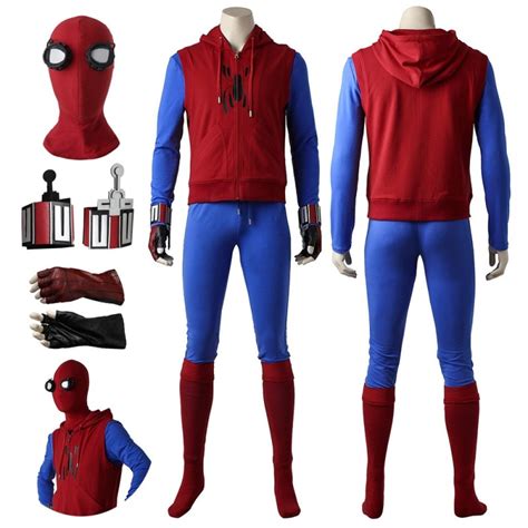Spider Man Homecoming Cosplay Costume The Homemade Suit Ver2