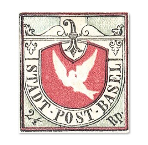 Basler Taube Or The Rare Swiss Basel Dove Stamp Oldbid
