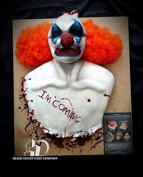 Killer Clown Cake Decorated Cake By Blackvelvetlee Cakesdecor