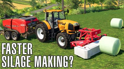 Faster Silage Making Farming Simulator 19 Youtube