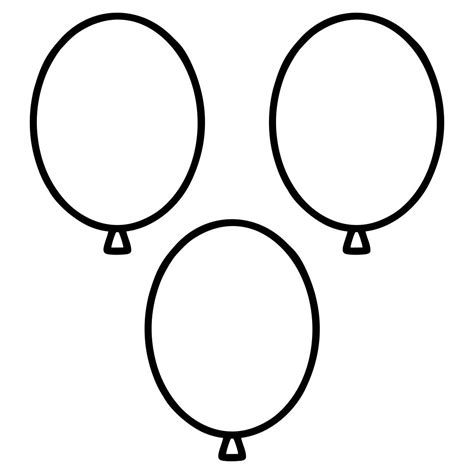 10 Best Balloon Outline Printable In 2022 Balloon Template Templates