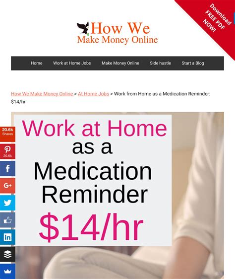 https://www.howwemakemoneyonline.com/work-from-home-as-a-medication