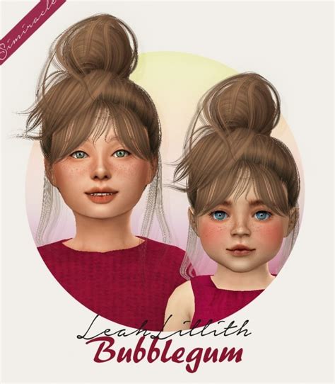 Leahlillith June Hair Kids Version At Simiracle Sims 4 Updates Images