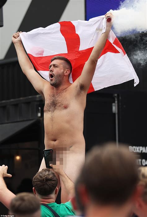 Euro 2020 England Fans Go Wild Hours To Go Before Biggest Game In 55