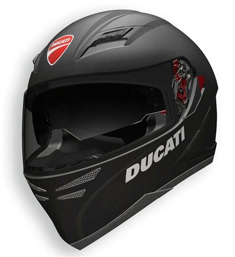 Ducati Dark Rider Helmets Back Casques Ducati Casque Moto