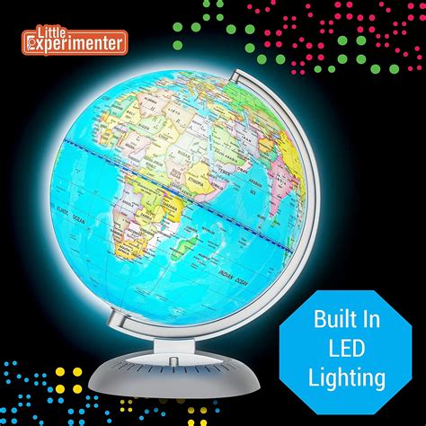Buy Illuminated Globe Of The World With Stand World Globe For Kids