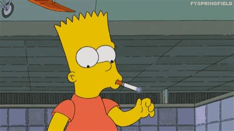 Bart Simpson Smoking GIFs Tenor