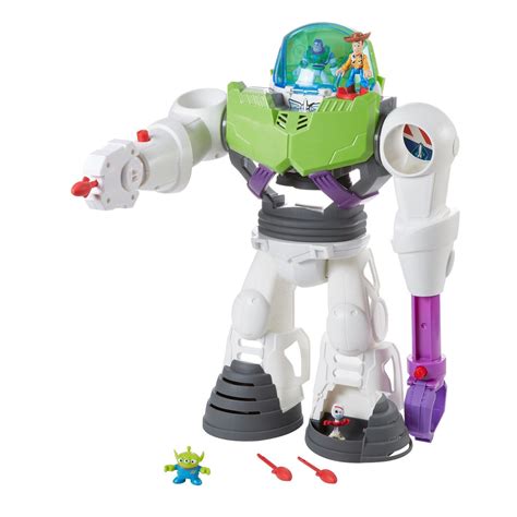 Disney Pixar Toy Story 4 Imaginext Buzz Lightyear Robot With Bonus
