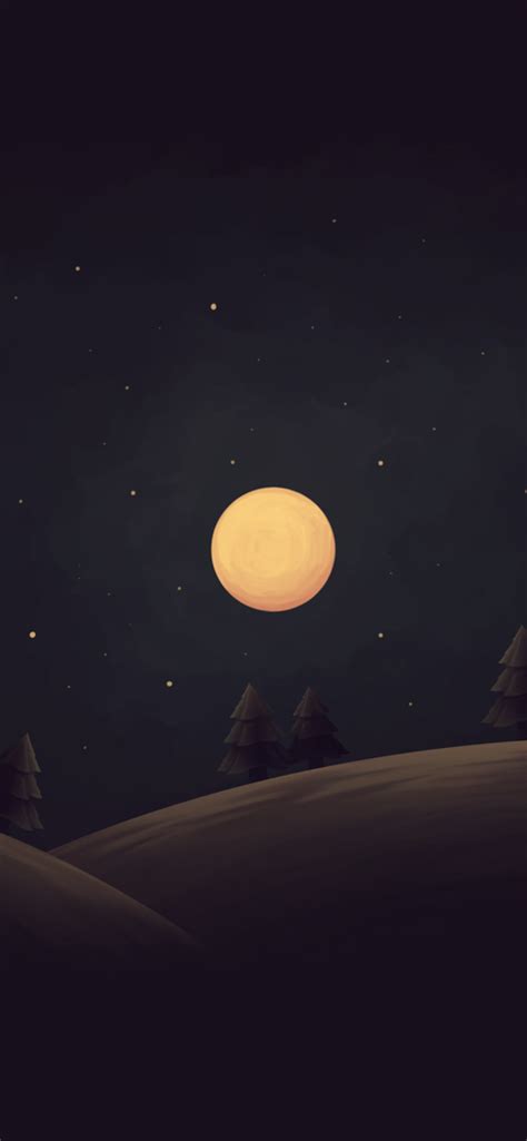 1242x2688 Resolution Simple Night Iphone Xs Max Wallpaper Wallpapers Den
