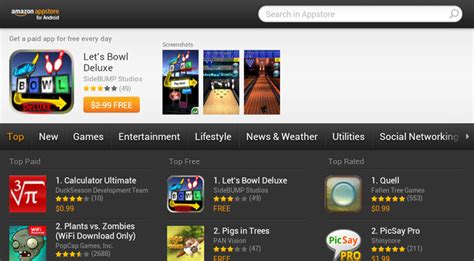 Amazon Updates Appstore For Kindle Fire Readies For War