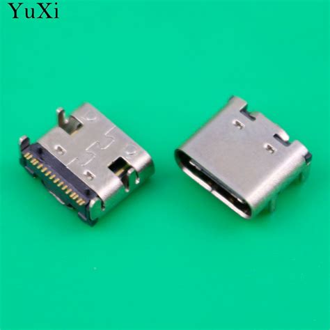 Yuxi Usb 31 Type C 16pin Female Connector For Mobile Phone Charging