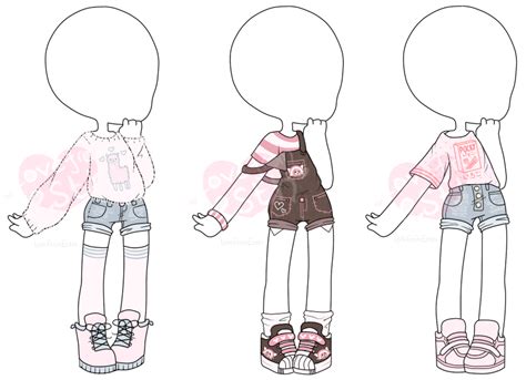 Custom Outfits Batch 15 By Lovefromesth Drawing Anime Clothes