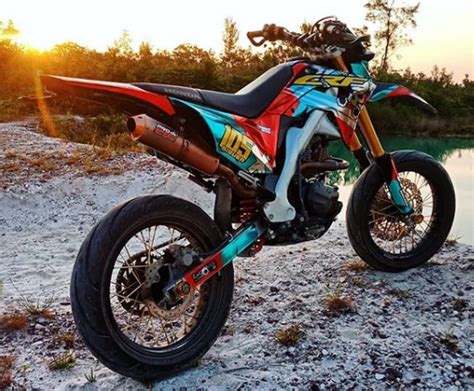 Modifikasi Crf 150l Supermoto Terkeren Dan Terbaik 2020 - racing 48