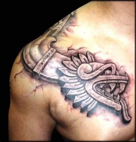 Aztec Tattoos Tattoo Ideas Artists And Models In 2021 Aztec Tattoo Aztec Tattoos Aztec