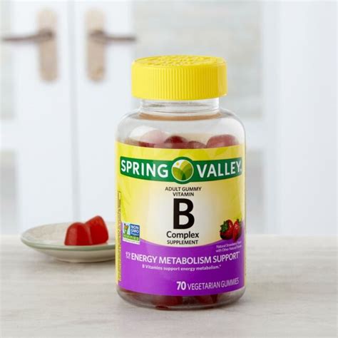 Spring Valley Vitamin B Complex Supplement Adult 70 Vegetarian Gummies