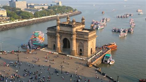 India March 2015 Mumbai India India Gate Maharashtra Asia Monument