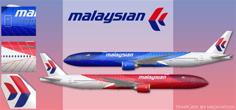 029 Malaysian Boeing 777 300er Edges Designs Gallery Airline